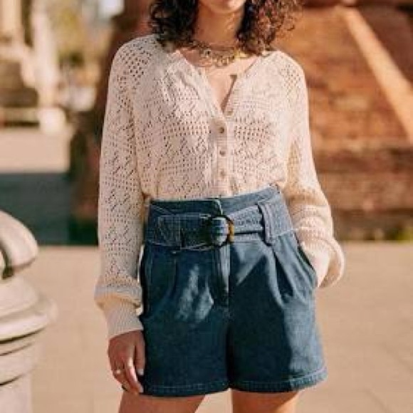 Sezane knit Capucine cardigan, size small. - Picture 2 of 6